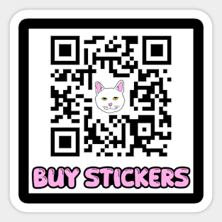 Buy My stickers QR Code Sticker